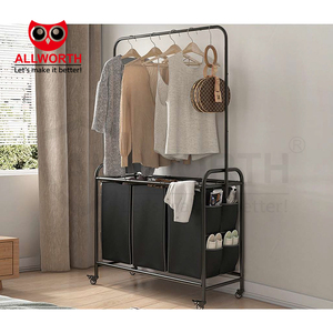 Ağır mobil haddeleme dikey giysi saklama kabine Bin otel Motel banyo servis arabası - Product Image 4