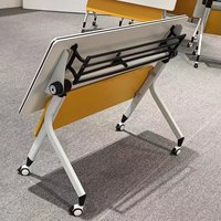 Bureau d'étude pliable en métal réglable pour enfants, design moderne, idéal pour l'étude et le télétravail
