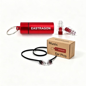 Bouchons d'oreilles en silicone premium certifiés CE 30 dB avec cordon et étui, boîte couleur personnalisée, <span class=keywords><strong>protection</strong></span> <span class=keywords><strong>auditive</strong></span> pour concerts, festivals de musique, DJ - Product Image 1