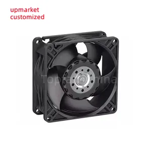 80mm mini motor soğutma fanı fabrika 3 inç küçük hava üfleyici DC 12V 24V 48V PWM FG yüksek hızlı fırçasız havalandırma egzoz fanı