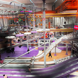 Aire de jeux intérieure personnalisée sécurisée pour enfants, structure château avec toboggan, espace de divertissement commercial pour enfants, usine de parcs d'attractions - Product Image 3