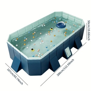 Piscina Rectangular Plegable de PVC de 3 Metros, con Temperatura Constante, en Oferta de Verano 2026, Disponible en el Almacén de EE. UU. - Product Image 1
