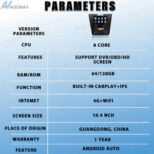 Autoradio Android da 10.4 Pollici per Honda <span class=keywords><strong>Acura</strong></span> <span class=keywords><strong>ILX</strong></span> 2013-2021, Schermo Verticale, Navigazione GPS, Lettore Multimediale Video, Unità di Controllo - Product Image 3