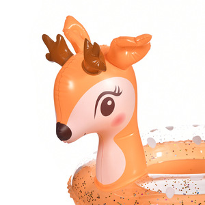 <span class=keywords><strong>Bouée</strong></span> de natation semi-transparente en forme de cerf pour enfants, <span class=keywords><strong>bouée</strong></span> gonflable mignonne et tendance en forme d'<span class=keywords><strong>animal</strong></span> pour l'extérieur - Product Image 2