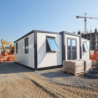 Conteneur de garage portable et pliable 20 pieds 40 pieds |   Camp de Travail Modulaire Préfabriqué, Bureau, Toilettes, Maison Extensible