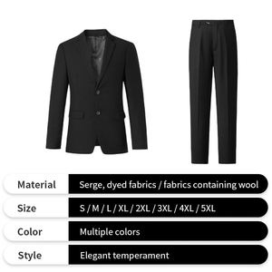 Promotion : Costume d'affaires personnalisé à prix imbattable pour hommes et femmes, 2 pièces, taille européenne, idéal pour le bureau et les entreprises - Product Image 2