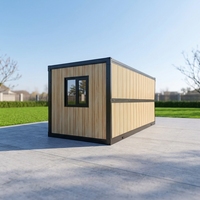 Structure en acier préfabriquée pliable de haute qualité, logement modulaire mobile miniature, résistant aux ouragans, bâtiment de bureaux