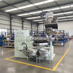 Machine d'extraction d'huile commerciale 6LY-180, 300-350 kg/h, entièrement automatique, en acier inoxydable, production d'huile comestible - Product Image 2