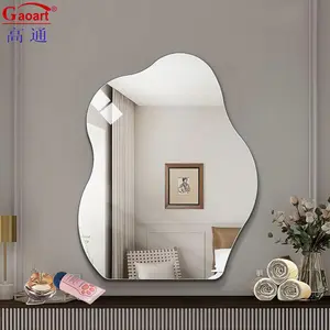 공장 도매 이발사 Espejo 장식 지능형 원피스 큰 아름다움 별 모양 벽 욕실 룸 살롱 역 장식 거울