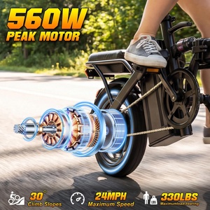 Solution de livraison du dernier kilomètre depuis l'entrepôt américain : Vélo pliant mini sans balais 48V avec panier arrière pour les courses urbaines et les affaires T1 Foldab - Product Image 4