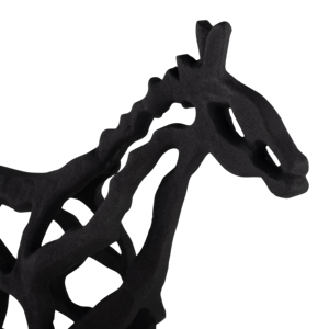 Scultura moderna di cavallo in metallo, statuetta per decorare la casa, soggiorno, ufficio, mensola, tavolino da caffè, centrotavola - Product Image 4