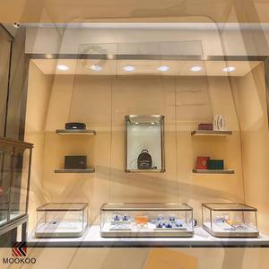 <span class=keywords><strong>Vetrina</strong></span> per Gioielli con Retroilluminazione LED Elite, Espositore in Vetro Satinato Personalizzato con Struttura in <span class=keywords><strong>Metallo</strong></span> - Product Image 6