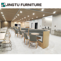 Ensemble de sièges modulaires souples et mobilier de restaurant moderne pour espace détente du personnel et zone de recrutement, qualité commerciale, certifié BIFMA, usine de Shunde