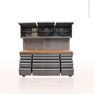 Chariot à <span class=keywords><strong>outils</strong></span> de <span class=keywords><strong>72</strong></span> <span class=keywords><strong>pouces</strong></span> en acier inoxydable anti-déformation, armoire à <span class=keywords><strong>outils</strong></span> robuste, vente directe d'usine - Product Image 4