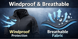 Tissu coupe-vent et respirant, adapté à la randonnée, au trekking et aux activités de plein air quotidiennes - Product Image 6