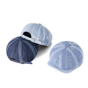 Boina vaquera retro, sombrero tridimensional con cara <span class=keywords><strong>modificada</strong></span> que combina con todo - Product Image 2
