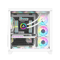 AntarcChill Computer Accessories Dual Tempered Glasses Best Gaming PC Case ATX MATX ITX O11 Dynamic Cube PC Cabinet