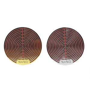 24 patrón de bobina circular de oro adhesivo de blindaje de onda magnética de iones electronegativos - Product Image 2