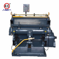 Machine de découpe et de pliage semi-automatique ML1300 pour film PET, feuilles rigides PP/PVC, papier artisanal et boîtes en plastique, avec règle en acier
