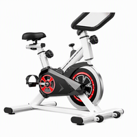 Sepeda Spinning Magnetik Tegak, Sepeda Olahraga Indoor dengan Penggerak Sabuk yang Senyap untuk Rumah & Gym Komersial