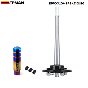 Pomo de Palanca de Cambios Universal EPMAN de Aluminio Azul Quemado y Dorado con Adaptadores M8/M10/M12 para Honda, Toyota, BMW, Nissan, Mazda EPSK230NEG - Product Image 6
