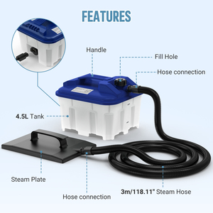 วอลเปเปอร์ vloxo 4.5L เต้นระบำเปลื้องผ้าไอน้ำวอลเปเปอร์ขนาดเล็กสำหรับใช้ในบ้าน - Product Image 5