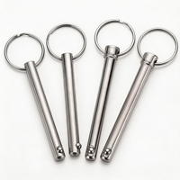 Goupille à dégagement rapide 1/4 pouce pour bimini avec anneau de traction à ressort à came, en acier inoxydable 316, quincaillerie marine pour bateau et yacht