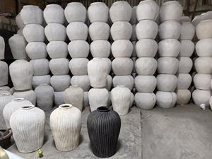 Vase de sol en fibre de terre cuite de style déco antique, hautement émaillé, moderne européen, intérieur/extérieur, écologique, pour plantation, 10L, hôtel/maison, pack - Product Image 6