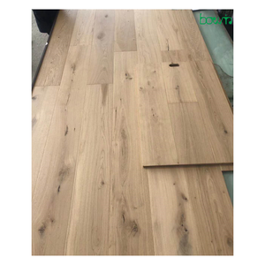 Suelo de madera de roble europeo para interiores, variedad de estilos cepillados UV para exteriores, sótano, cocina, Villa, suelo de madera - Product Image 3