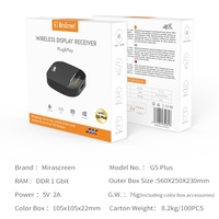 Émetteur-récepteur Bluetooth G5 Transmetteur de dongle sans fil Wifi Avec récepteur de dongle tv Hdmi sans fil airplay pour clé tv android