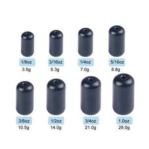 Moldes dissipadores de barril de tungstênio, de alta qualidade, fabricação, redondos, furos, afundadores de peso, tungstênio, para carpa, graves - Product Image 6