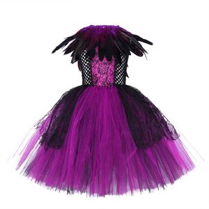 Disfraz de Maléfica para Niña, Disfraz de Bruja Malvada, Reina, Halloween, Carnaval, Cosplay, Disfraz de Fantasía - Product Image 2