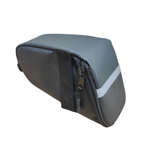 Sac de vélo de voyage portable avec logo personnalisé sac de selle de vélo en PVC TPU sacs à outils de cyclisme étanches avec sangles réfléchissantes - Product Image 4