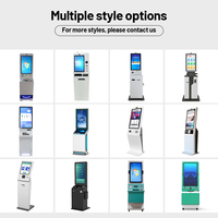 Terminal de commande et de paiement avec écran LCD de 15,6 pouces, kiosque en libre-service avec lecteur de QR code/lecteur de reçus pour restaurant de restauration rapide