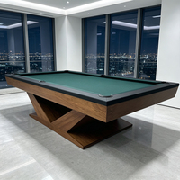 Nouvelle conception 2026 – Table de billard de luxe moderne haut de gamme en bois massif et ardoise, sur mesure pour villas et clubs privés