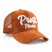 Gorra Trucker de Seis Colores con Visera Curva, Ajustable, de Malla Delantera y Parte Trasera de Gamuza, Estilo Casual para Exteriores y Streetwear