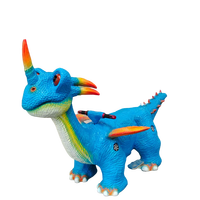 Joy2fun Offre Spéciale : Dinosaures Électriques Animatroniques à Chevaucher pour Enfants, Attractions Intérieures Montables pour Divertissement à Domicile, Fonctionnant à Monnayeur