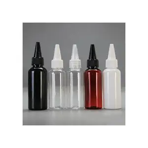 60ml ago spremere bottiglia vuota contagocce contenitore colla liquida nero di plastica ago punta spremuto bottiglia