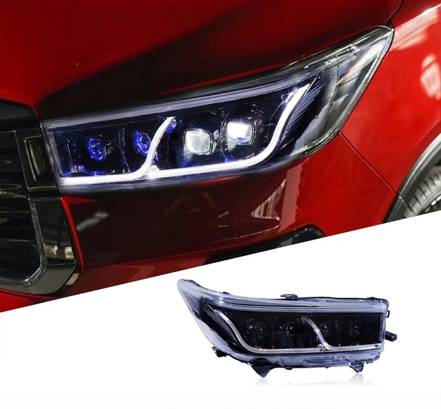 LUFENG Headlight Assembly for Toyota Innova 2015-2022 Led Head Lamp DRL Sequential Turn Signal Car Accessories Tuning