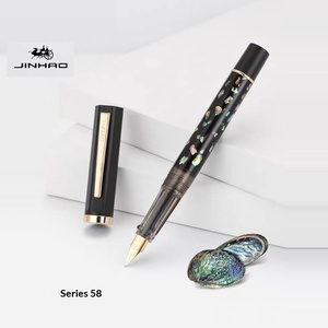 Pluma Estilográfica <span class=keywords><strong>Jinhao</strong></span> 58 de Plástico con Cartucho de Tinta de 3.4mm para Caligrafía y Doble Uso, Ideal para Estudiantes y Adultos - Product Image 1