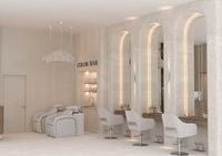 Chaise de shampooing de lavage de cheveux de barbier blanc de style moderne nouveau pour salon de coiffure