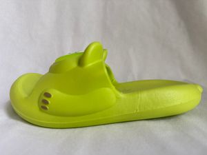 Pantofole verdi con stampa animalier per donna, estive, antiscivolo, con punta aperta, suola in PVC EVA, spessore 20 mm, taglia 24-35 - Product Image 2