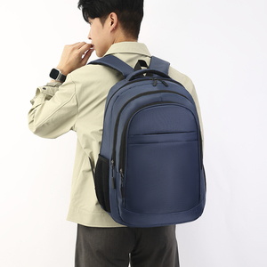 Men's Fashionable <b>Simple</b> Commuting <b>Backpack</b> Waterproof Business Student School Bag Multi-Function Travel Computer Bag - Product Image 6