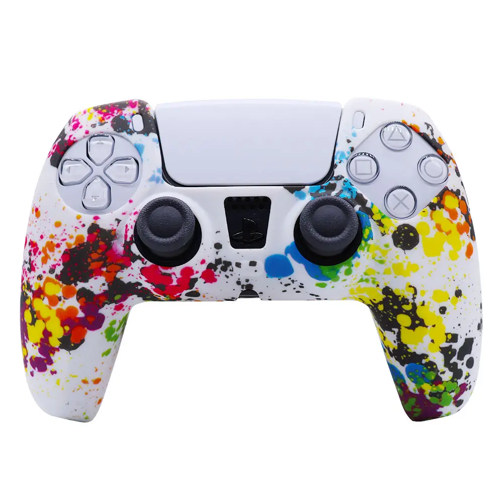 Weiches Silikon Gel-Gummibedeckung-Hülle für Playstation 5 PS5 Controller Schutzhülle für Sony PS 5 Gamepad Silikonhülle