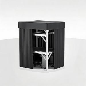 LBTEK SCW3012-HPR Cortina de Protección contra la Luz, Plataforma Óptica, Cámara Oscura, Marco para Instrumentos, Perfil de Aluminio, Recinto de Laboratorio - Product Image 4