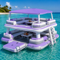 Plateforme flottante gonflable de qualité marine pour l'eau de mer, loisirs familiaux en plein air, usage quotidien
