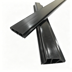Profil isolant en polyamide PA66GF25 extrudé de précision à rupture de pont thermique pour murs-rideaux de bâtiments commerciaux - Product Image 5