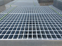 Grille de sol industrielle soudée en acier galvanisé à chaud Q235, planche de sécurité, grille en acier