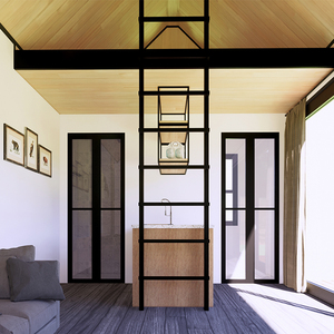 Quacent Cấu Trúc Sang Trọng Nhanh Hơn Tốc Độ Xây Dựng SIPs Tiny Nhà Gỗ Cho Hai Người Prefab Biệt Thự VIP Nhà Tiền Chế - Product Image 4