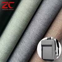 Tissu Oxford 300D imperméable imitation lin effet flocon de neige, 100% polyester avec revêtement PU cationique, pour sacs à dos et sacs repas